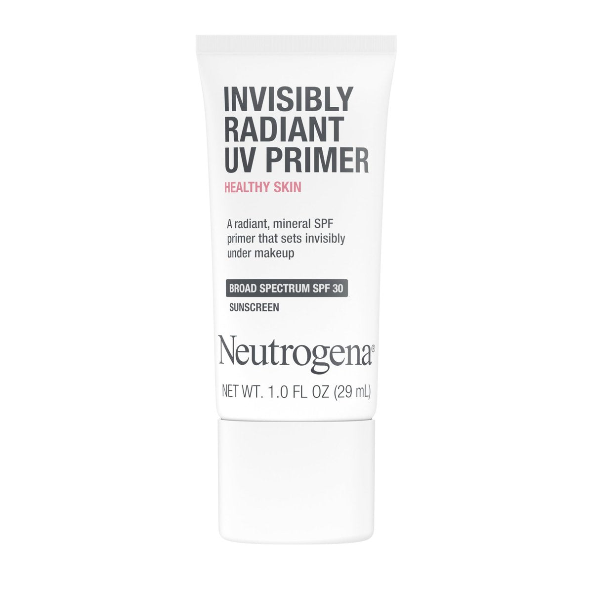 Neutrogena Healthy Skin Invisibly Radiant UV Face Primer with SPF 30 Mineral Sunscreen, Makeup Primer, Broad Spectrum SPF 30, Suitable for All Skin Types, 1 fl. oz Avelisse