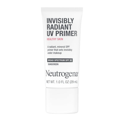 Neutrogena Healthy Skin Invisibly Radiant UV Face Primer with SPF 30 Mineral Sunscreen, Makeup Primer, Broad Spectrum SPF 30, Suitable for All Skin Types, 1 fl. oz Avelisse