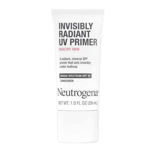 Neutrogena Healthy Skin Invisibly Radiant UV Face Primer with SPF 30 Mineral Sunscreen, Makeup Primer, Broad Spectrum SPF 30, Suitable for All Skin Types, 1 fl. oz Avelisse