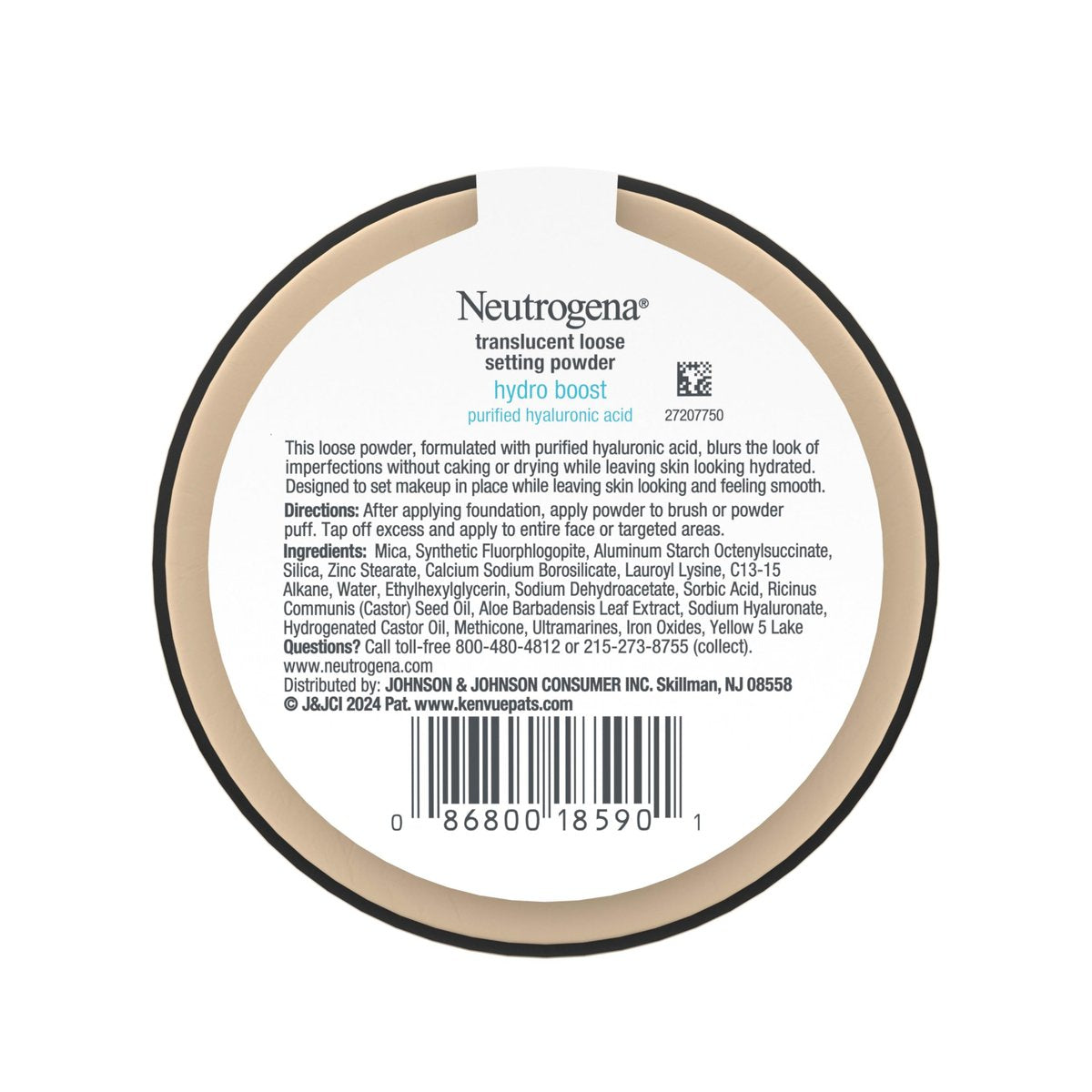 Neutrogena Hydro Boost Translucent Loose Setting Powder with Purified Hyaluronic Acid for Smooth Skin, Blurs Imperfections and Sets Makeup, Lightweight Face Powder, .44 oz - görsel 9