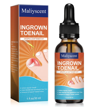 Ingrown Toenail Drop - Effective Pain Reliever and Softener Kit for Men and Women, Ingrown Toenail Corrector Drops, 1 Fl Oz Avelisse