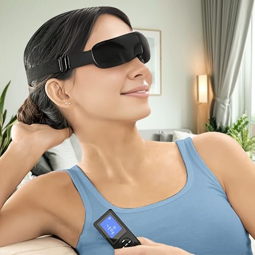 WIZARD RESEARCH Electric Heated Eye Mask – 10 Heat Levels for Dry Eyes, Styes, Puffiness, Computer Strain & More – 2025 Model Avelisse
