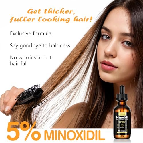 5% Minoxidil Hair Growth Oil for Men & Women Kit - Extra Strength Regrowth Serum, Topical Hair Loss Treatment, Thicker Healthier Hair & Beard Growth Kit, 2.11 fl.oz Avelisse