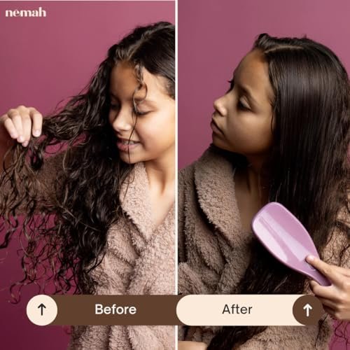 Nemah Kids Leave In Conditioner & Detangler Spray - Squalane, Coconut Oil & Rosemary for Smooth, Frizz-Free Hair - 4 oz Avelisse