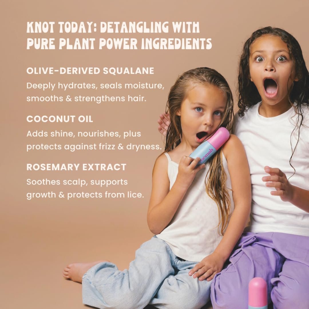 Nemah Kids Leave In Conditioner & Detangler Spray - Squalane, Coconut Oil & Rosemary for Smooth, Frizz-Free Hair - 4 oz Avelisse