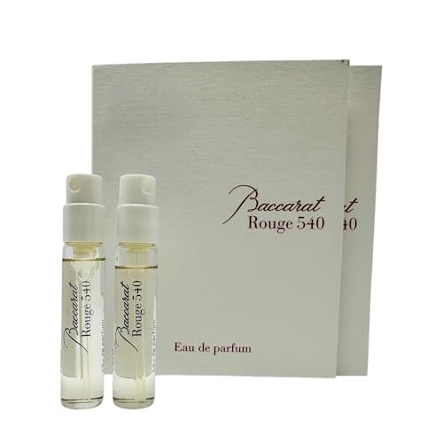 In1mart 2 B.accarat R.ouge 540 Eau De Parfum Spray Sample Vial 0.06 fl.oz/ 2ml Each Avelisse