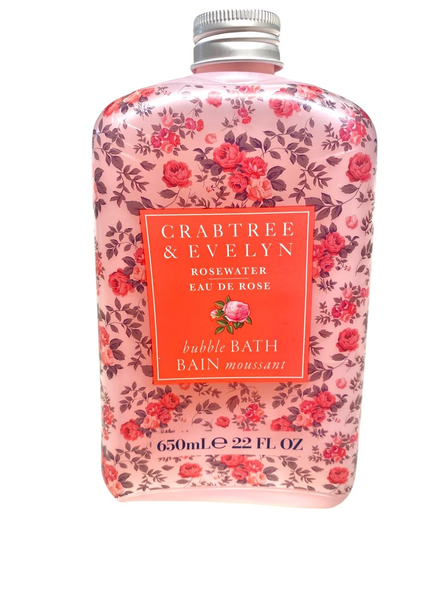 Crabtree & Evelyn Rosewater Bubble Bath & Shower Gel 21.9 oz Avelisse