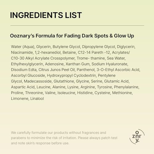Ooznary Vita 3 Serum with Vitamin C Derivatives, Niacinamide, and Glutathione – Korean Skin Care for Uneven Skin Tone & Dull Skin, 1.69 fl.oz (50ml) Avelisse