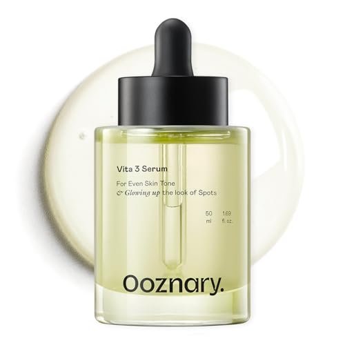 Ooznary Vita 3 Serum with Vitamin C Derivatives, Niacinamide, and Glutathione – Korean Skin Care for Uneven Skin Tone & Dull Skin, 1.69 fl.oz (50ml) Avelisse