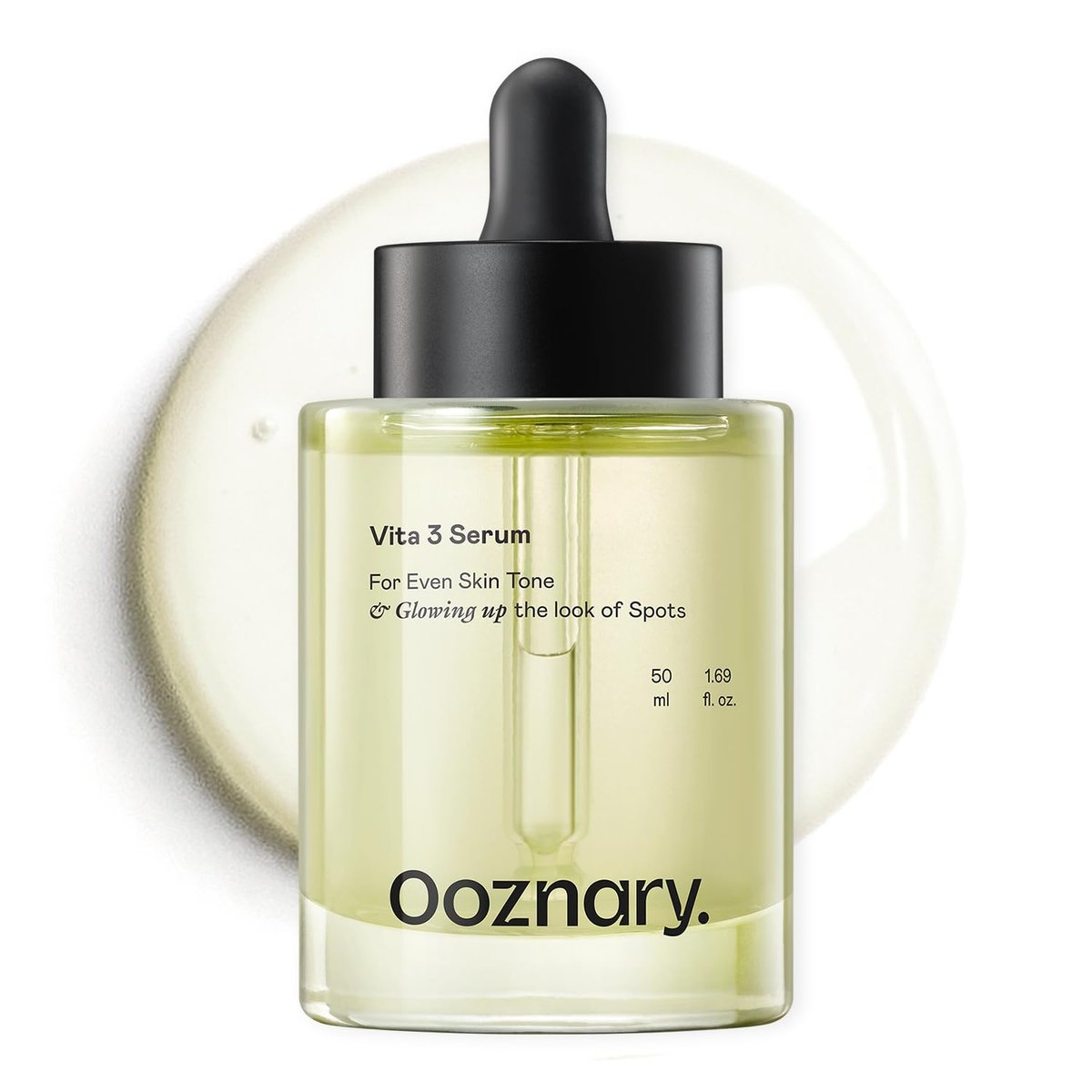 Ooznary Vita 3 Serum with Vitamin C Derivatives, Niacinamide, and Glutathione – Korean Skin Care for Uneven Skin Tone & Dull Skin, 1.69 fl.oz (50ml) Avelisse