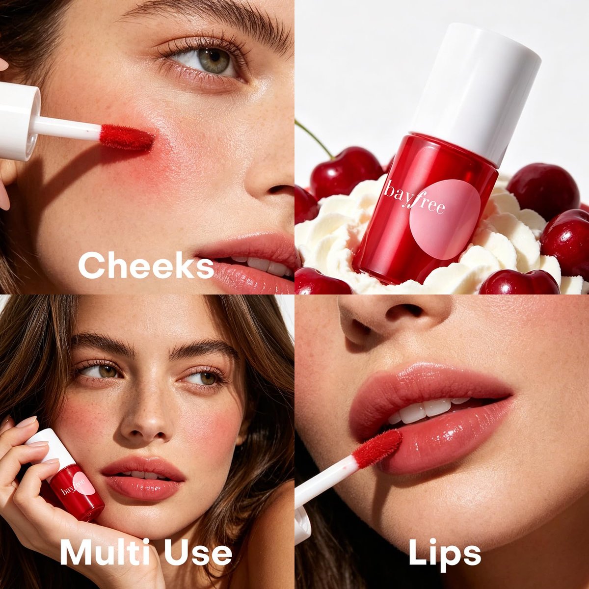 bayfree Lip Tint Stain Set - 7 PCS Long Lasting Waterproof Lip Stain, Lightweight Non-Sticky Transfer-Proof Matte Finish (Fruit Land) Avelisse