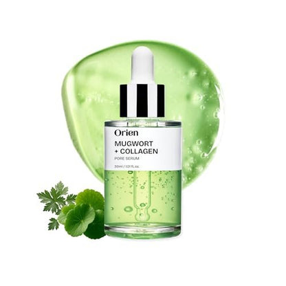 Orien Mugwort Collagen Pore Serum - 1.01 fl oz | Firming & Pore Minimizing Face Serum Avelisse