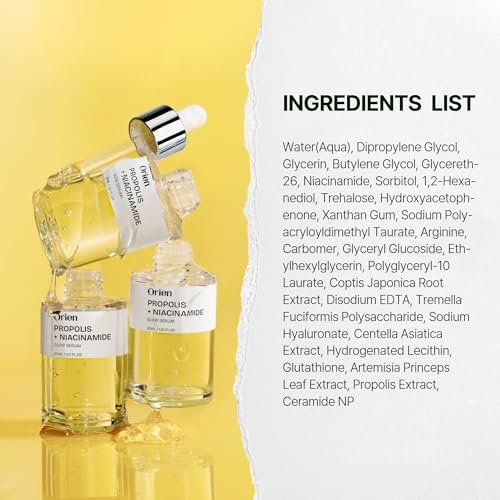 Orien Propolis Niacinamide Glow Serum – 1.01 fl.oz. Daily Brightening & Soothing Face Serum - görsel 16