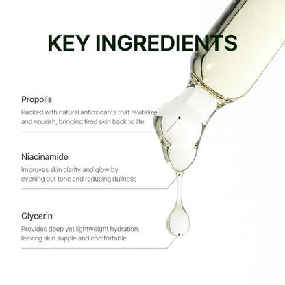 Orien Propolis Niacinamide Glow Serum – 1.01 fl.oz. Daily Brightening & Soothing Face Serum