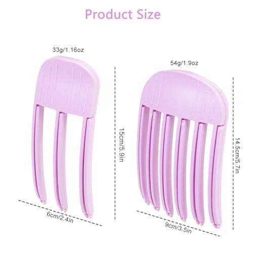 Hair Volume Clip 2 Pack for Fluffy Hairstyles – No-Crease Hair Volumizing Clip Comb, Root Lifting Volume Booster Tool for Full, High Crown Look, Ideal for Blow-Dry Styling for Men & Women - görsel 16