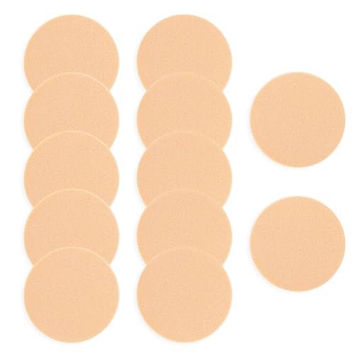 12 Pack Round Makeup Sponges - Skin Color Foundation Sponges for Flawless Application - görsel 2