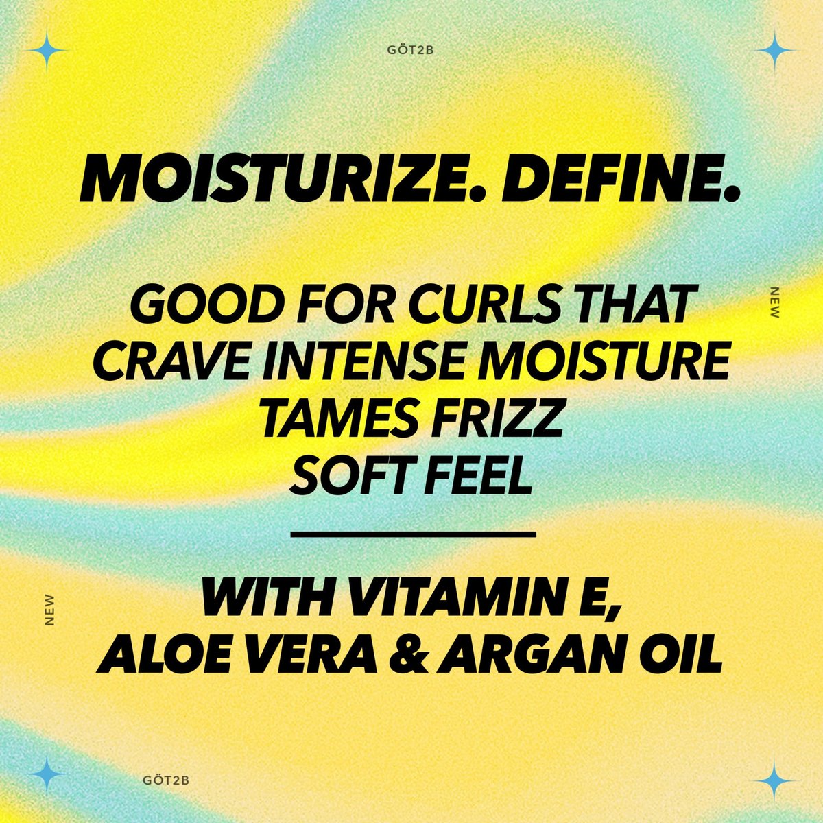 Got2B Curled Styling Cream – Curl Defining & Moisturizing Hair Cream for Coily & Curly Hair, Frizz Control, Soft Feel, Type 3-4 Curls, with Vitamin E, Aloe Vera & Argan Oil, 6 Fl Oz - görsel 16