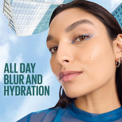 Maybelline Poreless Jelly Primer - Hydrating, Blurring Makeup Primer with 2% Niacinamide for Up to 24HR Wear - Clear, 1 Fl Oz