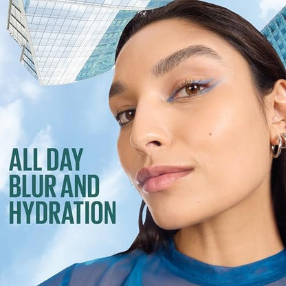 Maybelline Poreless Jelly Primer - Hydrating, Blurring Makeup Primer with 2% Niacinamide for Up to 24HR Wear - Clear, 1 Fl Oz
