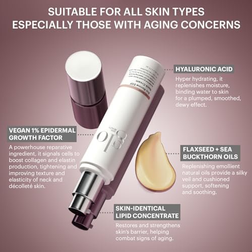 Glo Skin Beauty Bio-Renew EGF Neck Cream – Firming & Anti-Aging Treatment for Neck and Décolleté - görsel 8