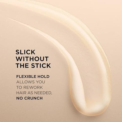 L'Oreal Paris Elnett Slick Back Styling Cream - Anti-Frizz Hair Cream for Flexible Hold, Frizz Control, Polished Shine and Slick Finish, 5.1 Fl Oz