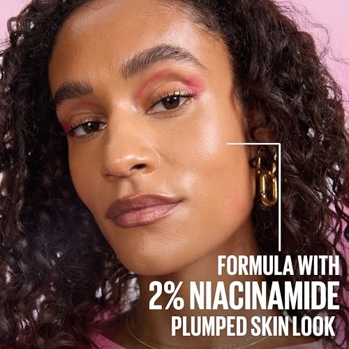 Maybelline Grippy Serum Primer – Hydrating Makeup Primer with 2% Niacinamide for Up to 24HR Wear, Clear, 1 Fl Oz - görsel 10