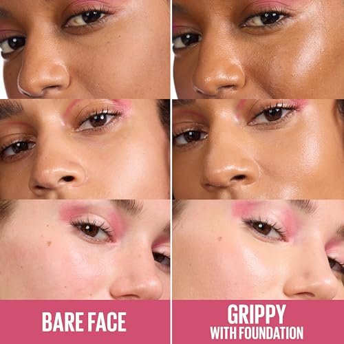 Maybelline Grippy Serum Primer – Hydrating Makeup Primer with 2% Niacinamide for Up to 24HR Wear, Clear, 1 Fl Oz - görsel 4