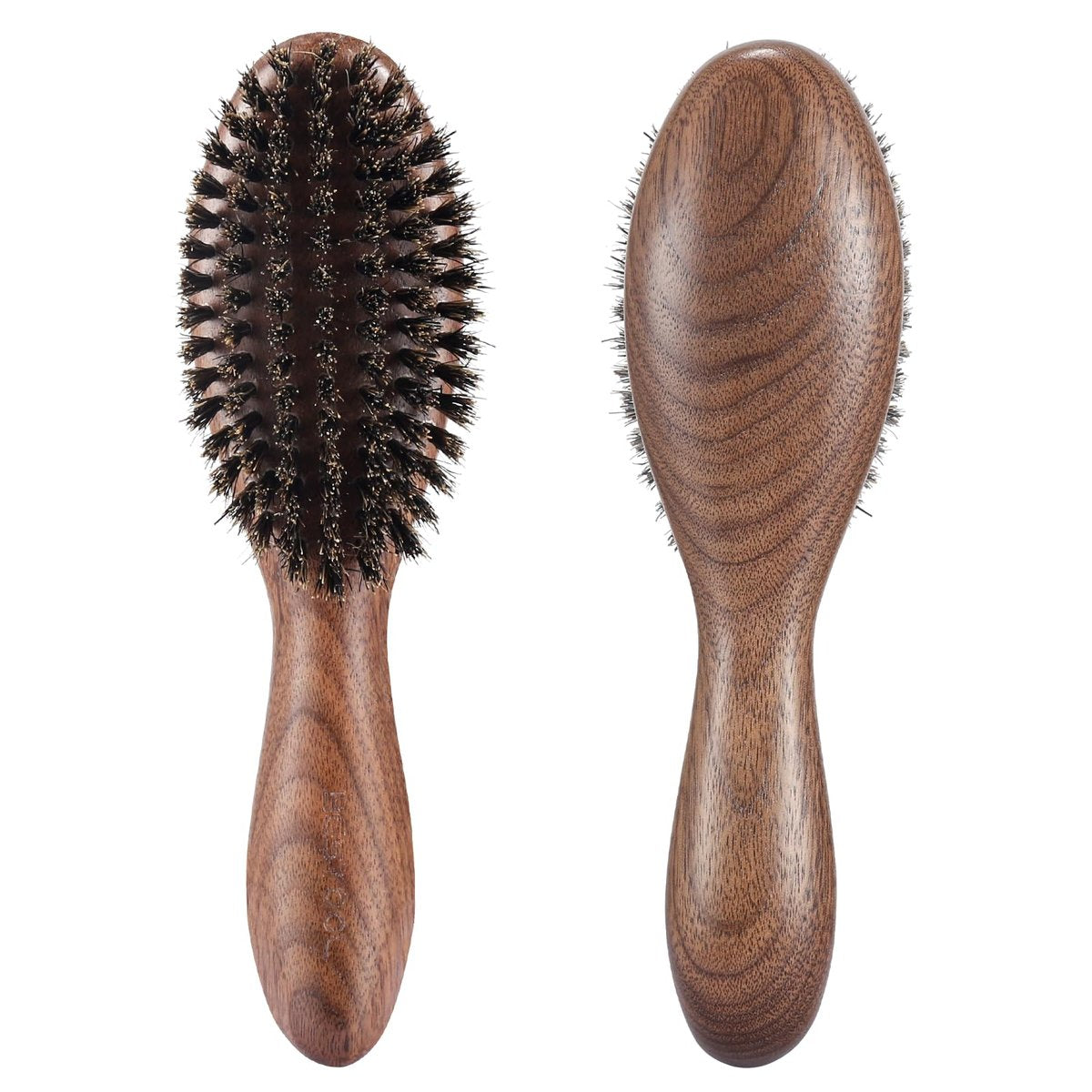 BESTOOL Natural Walnut Wood & Boar Bristle Hair Brush for Women, Men & Kids – Enhance Shine & Texture, Slick Back Hairbrush for Thin, Fine & Medium Hair Avelisse