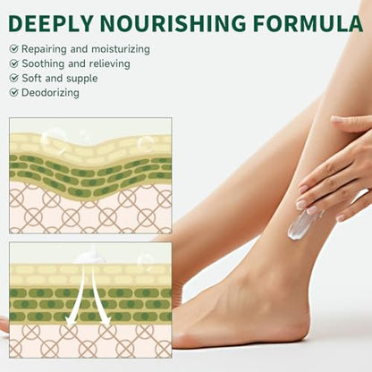 Danliss Urea Cream 60% with 2% Salicylic Acid – Unscented Maximum Strength Foot & Body Cream for Dry, Cracked Heels, Hands, Knees, and Elbows. Dead Skin Remover & Callus Repair Treatment, 6.35 oz