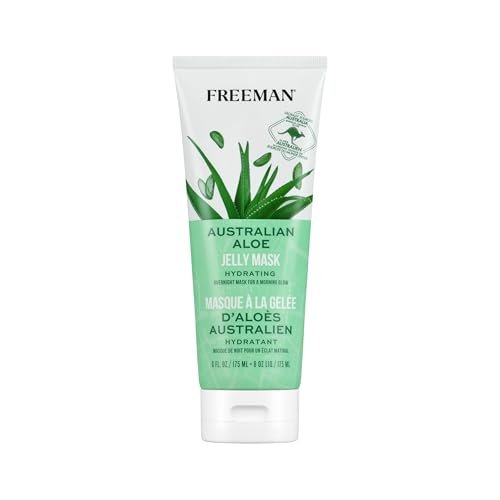 Freeman Exotic Blends Australian Aloe Jelly Mask - Leave-On Overnight Facial Mask for Calming, Soothing Irritation & Hydrating Dry Skin - Clean Skincare for All Skin Types - 6 fl. oz./175 ml Tube - görsel 2