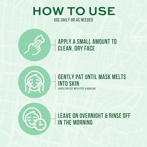 Freeman Exotic Blends Australian Aloe Jelly Mask - Leave-On Overnight Facial Mask for Calming, Soothing Irritation & Hydrating Dry Skin - Clean Skincare for All Skin Types - 6 fl. oz./175 ml Tube - görsel 8