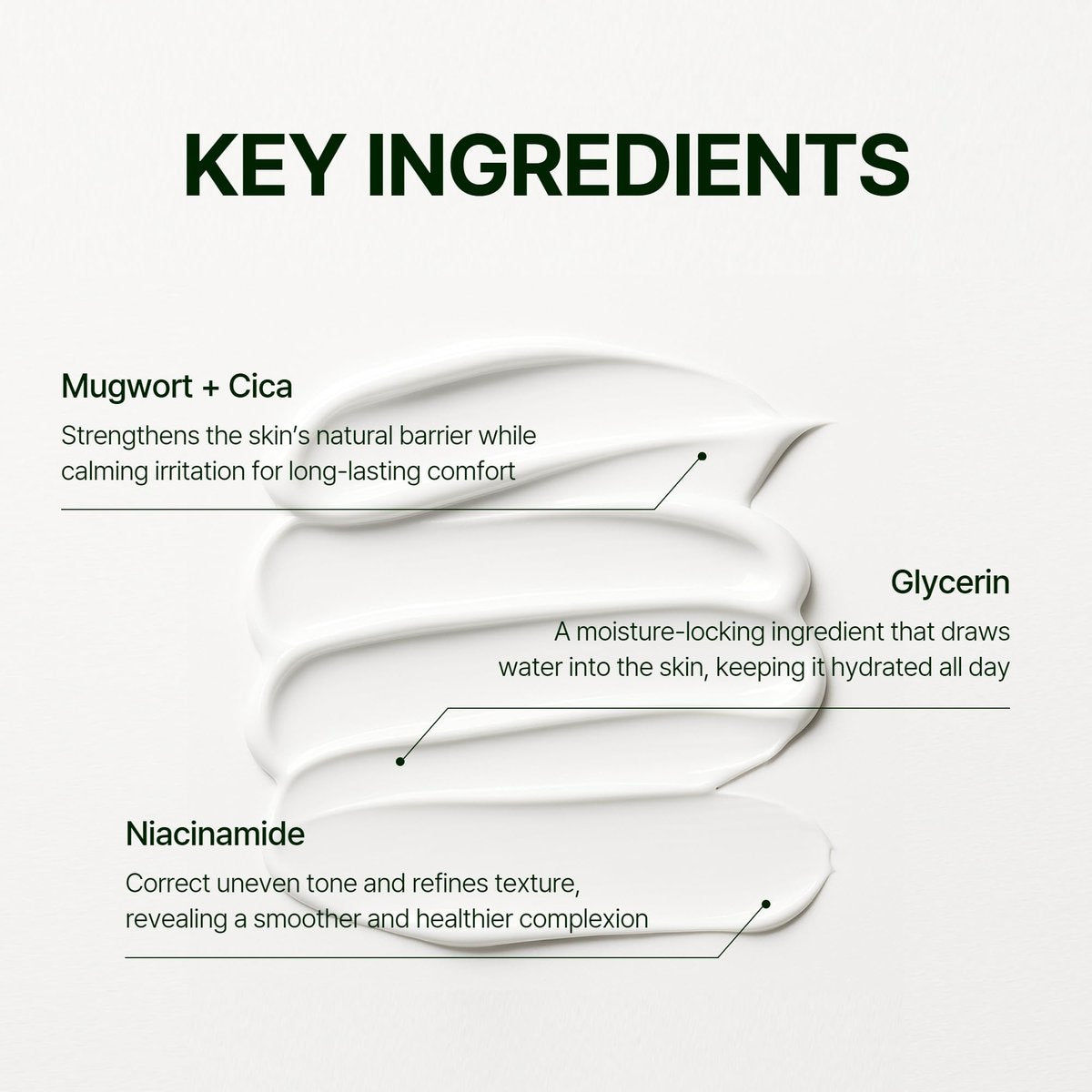 Orien Mugwort Zero Film Moisturizer 60ml – Niacinamide 2% + Panthenol + Glycerin + Adenosine Face Moisturizer Avelisse