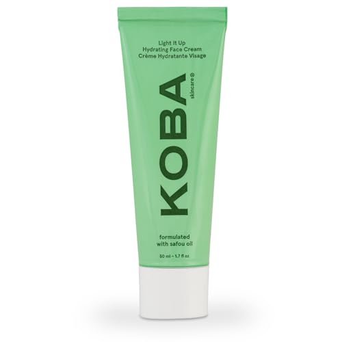 KOBA Light It Up Face Cream – Hydrating Face Cream for All Skin Types with Safou Oil, Niacinamide, Chaulmoogra & Black Seed Oil – Vegan & Natural – Floral, Spicy & Woody Fragrance – 1.7 oz - görsel 2