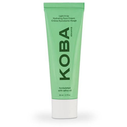 KOBA Light It Up Face Cream – Hydrating Face Cream for All Skin Types with Safou Oil, Niacinamide, Chaulmoogra & Black Seed Oil – Vegan & Natural – Floral, Spicy & Woody Fragrance – 1.7 oz