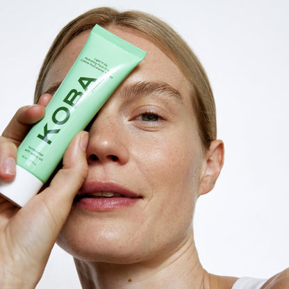 KOBA Light It Up Face Cream – Hydrating Face Cream for All Skin Types with Safou Oil, Niacinamide, Chaulmoogra & Black Seed Oil – Vegan & Natural – Floral, Spicy & Woody Fragrance – 1.7 oz