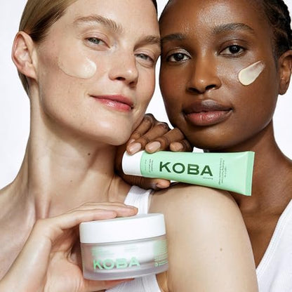 KOBA Light It Up Face Cream – Hydrating Face Cream for All Skin Types with Safou Oil, Niacinamide, Chaulmoogra & Black Seed Oil – Vegan & Natural – Floral, Spicy & Woody Fragrance – 1.7 oz
