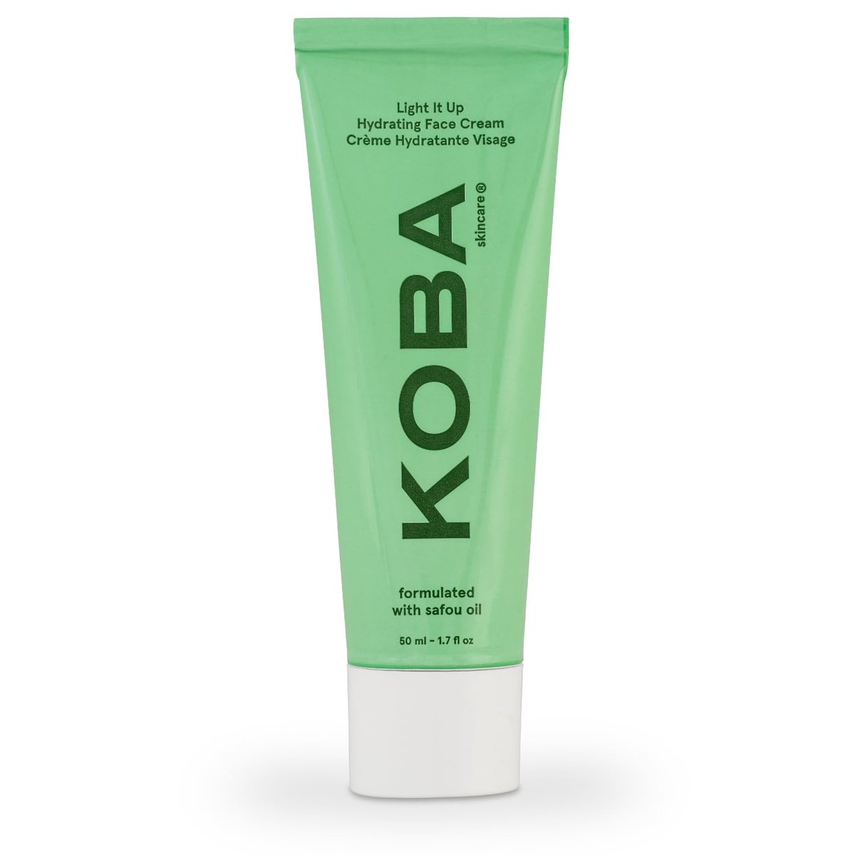 KOBA Light It Up Face Cream – Hydrating Face Cream for All Skin Types with Safou Oil, Niacinamide, Chaulmoogra & Black Seed Oil – Vegan & Natural – Floral, Spicy & Woody Fragrance – 1.7 oz - görsel 1