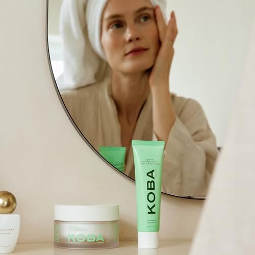 KOBA Light It Up Face Cream – Hydrating Face Cream for All Skin Types with Safou Oil, Niacinamide, Chaulmoogra & Black Seed Oil – Vegan & Natural – Floral, Spicy & Woody Fragrance – 1.7 oz - görsel 10