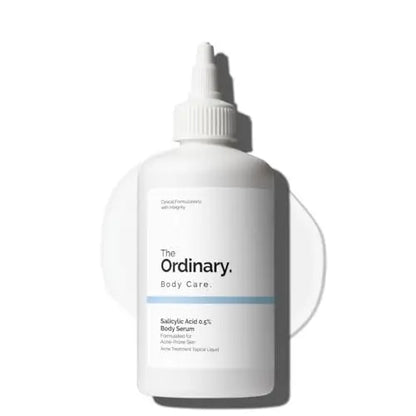 The Ordinary Salicylic Acid 0.5% Body Serum - Exfoliating Treatment for Acne-Prone Skin, 8.1 Fl Oz Avelisse
