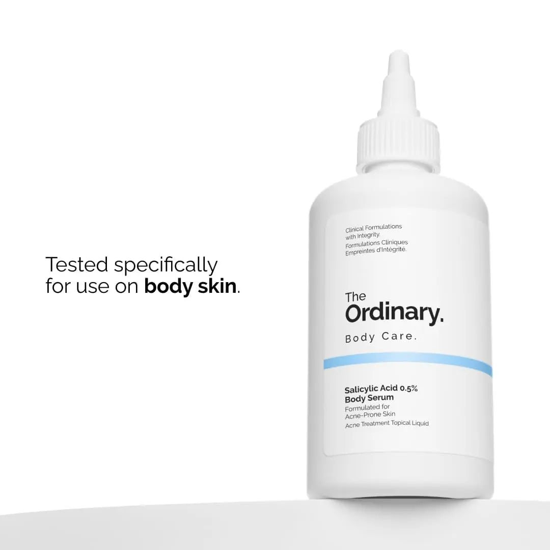 The Ordinary Salicylic Acid 0.5% Body Serum - Exfoliating Treatment for Acne-Prone Skin, 8.1 Fl Oz Avelisse