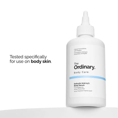 The Ordinary Salicylic Acid 0.5% Body Serum - Exfoliating Treatment for Acne-Prone Skin, 8.1 Fl Oz Avelisse