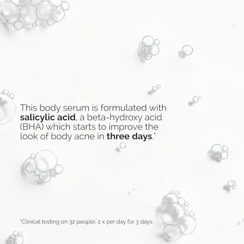 The Ordinary Salicylic Acid 0.5% Body Serum - Exfoliating Treatment for Acne-Prone Skin, 8.1 Fl Oz Avelisse