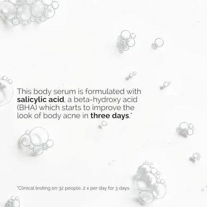 The Ordinary Salicylic Acid 0.5% Body Serum - Exfoliating Treatment for Acne-Prone Skin, 8.1 Fl Oz Avelisse