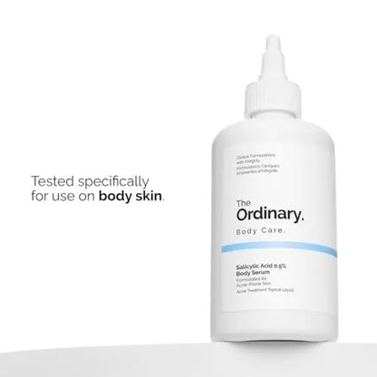 The Ordinary Salicylic Acid 0.5% Body Serum - Exfoliating Treatment for Acne-Prone Skin, 8.1 Fl Oz Avelisse