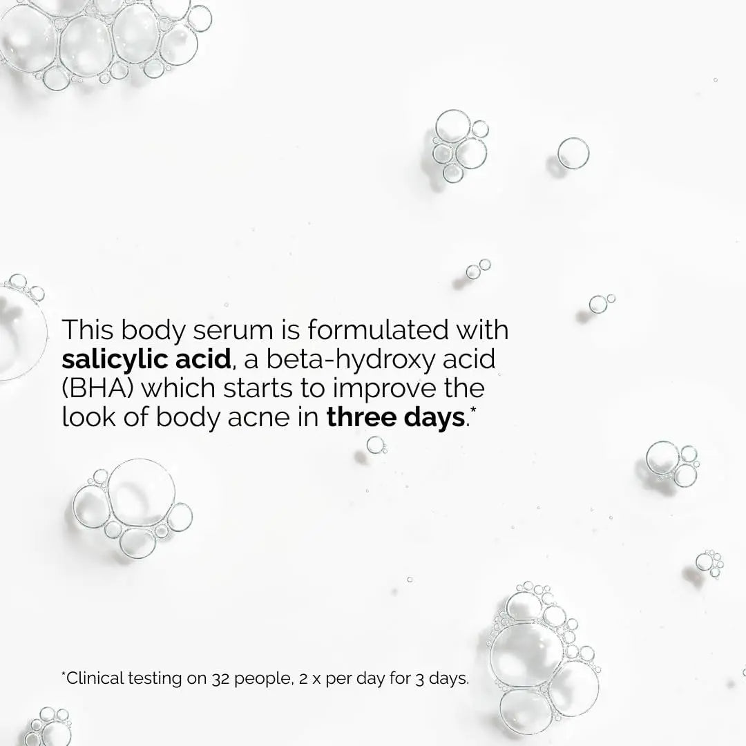 The Ordinary Salicylic Acid 0.5% Body Serum - Exfoliating Treatment for Acne-Prone Skin, 8.1 Fl Oz Avelisse