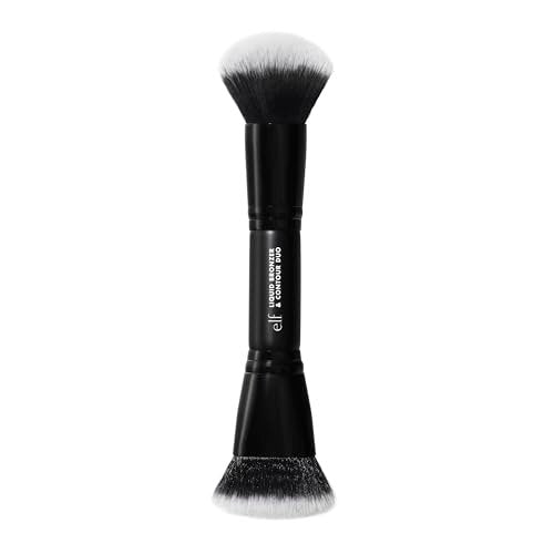 e.l.f. Liquid Bronzer & Contour Duo Brush - Silky, Highly Pigmented Formula with Dual-Ended Makeup Brush, Vegan & Cruelty-Free - görsel 2