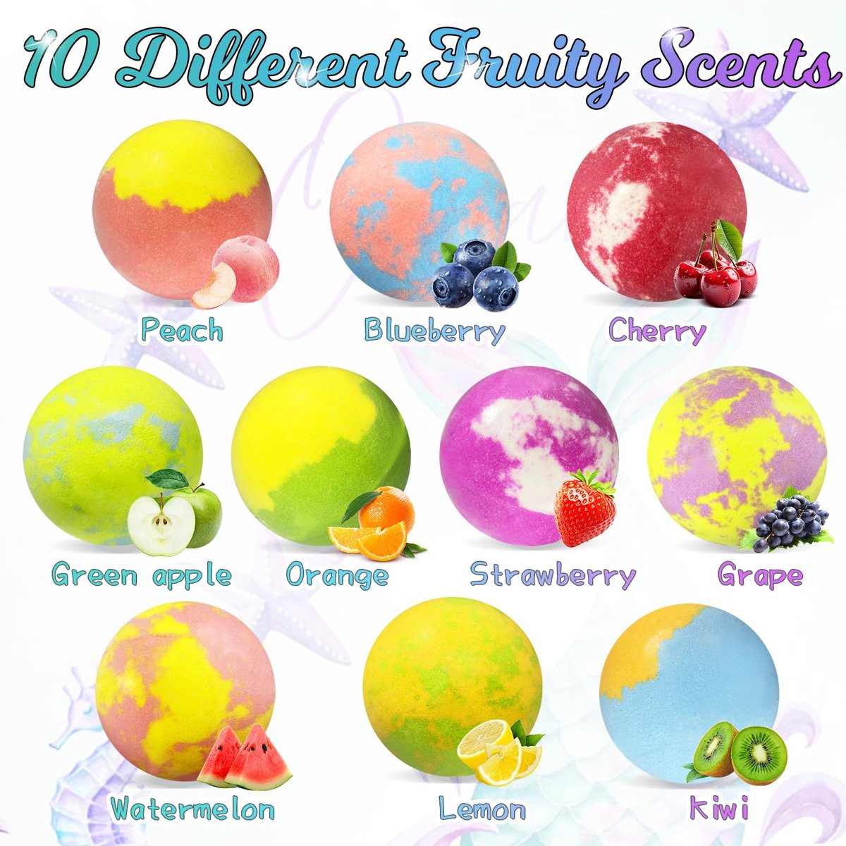 20 Princess Bath Bombs with Surprise Jewelry Toys Inside - Fun Fizzy Gifts for Girls, Kids Birthday, Valentines, Easter by Excalla Avelisse