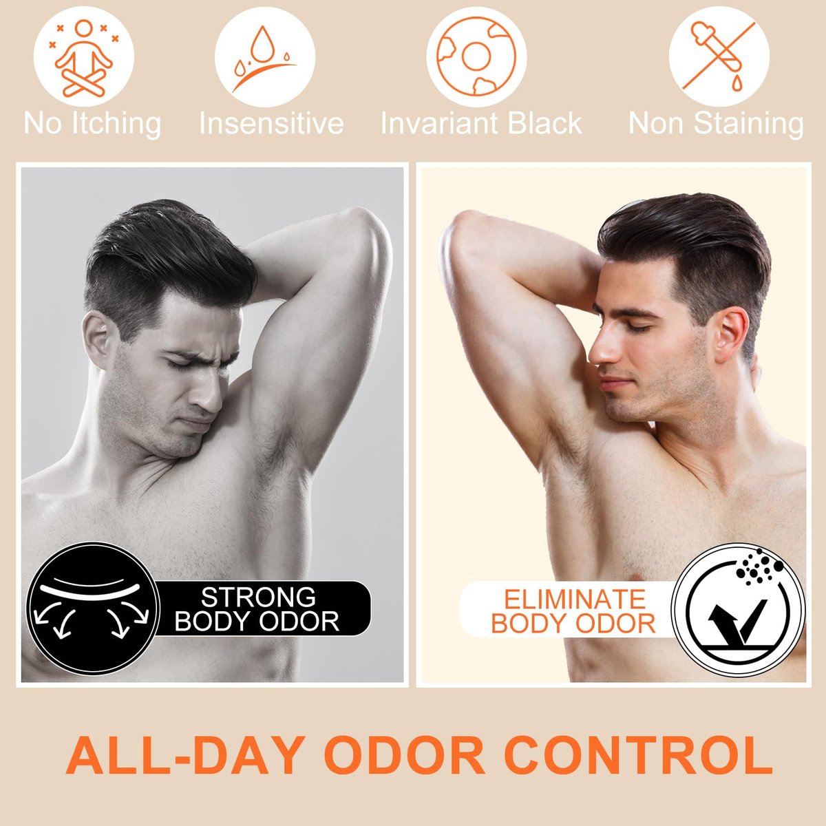 yoniagood 2 PCS Persimmon Body Wash for Strong Odor Control, Natural Persimmon Soap Bar Old People Smell Remover, Smelly Feet Deodorant Body Odor Eliminator, Body Wash Gel for Women & Men - görsel 9