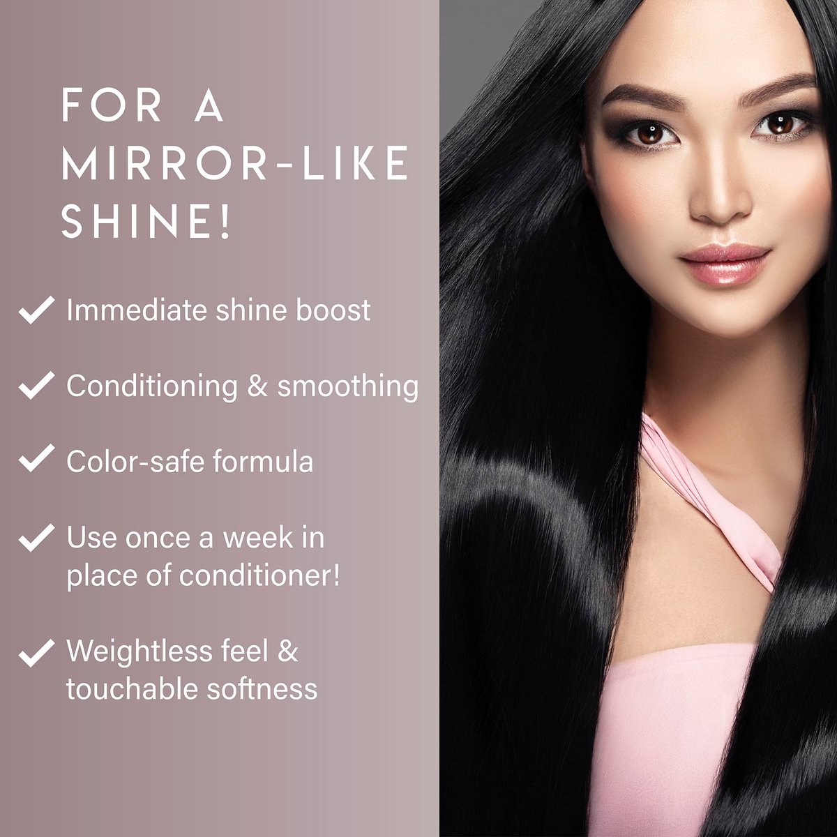 ALURAM High Shine Glossing Treatment with Tri-Gloss Shine Complex - Nourishing, Weightless Glossy Finish for All Hair Types - Color-Safe - 9.75 fl oz Avelisse