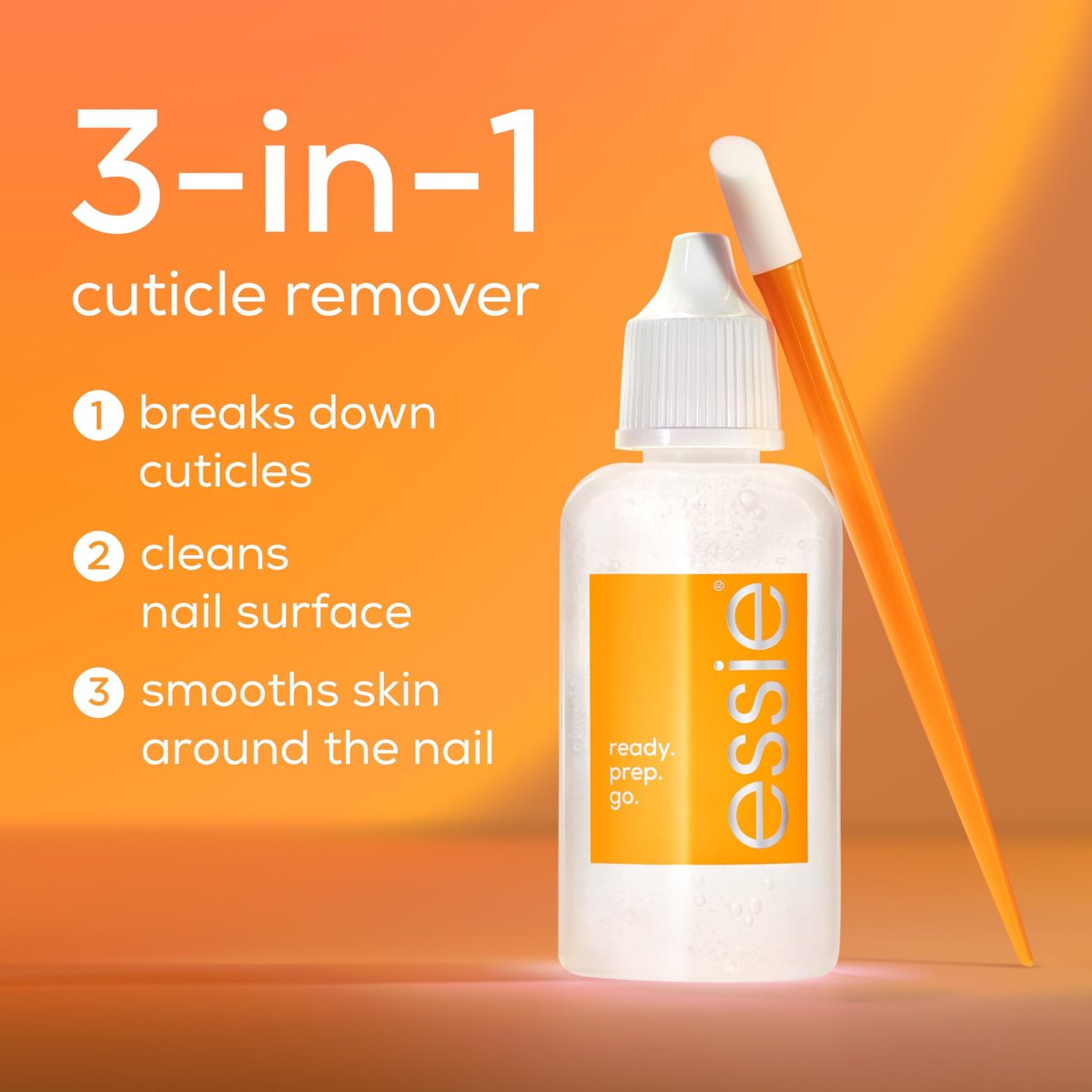 essie Ready. Prep. Go. Advanced Cuticle Softener - Vegan Cuticle Remover, 1 fl oz Avelisse